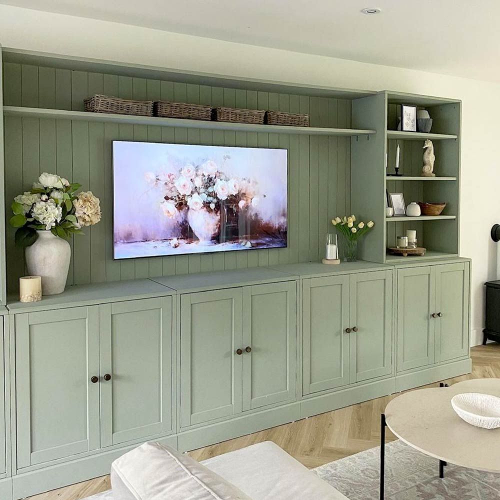 Custom Height V-Groove Panelling - (Image credit: @the_robinsonfamily_abode)