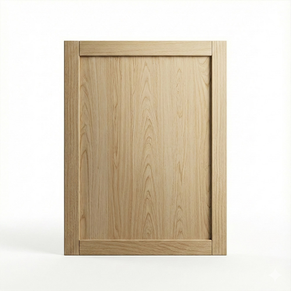 Solid Oak Slim Shaker Kitchen Doors