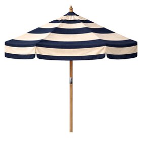 Bounder Stripe Parasol - Midnight Terrace (2.4m)