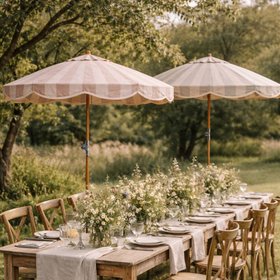Pavilion-Portico Blush 1.85m Parasol