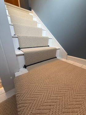Tapi Carpets and Floors | Vulcan in Sand Herringbone