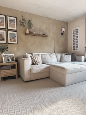 Tapi Carpets & Floors | Firefly Carpet in Sand Chevron | @thebrookslifeandhome