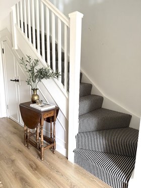 Tapi Carpets & Floors | Lerwick - Black And Cream | @brionyaceinteriors