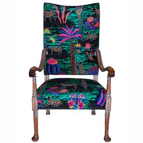 Large Velvet Chair · Quandary Quagmire · Everglade