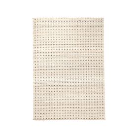 Beige & Brown Rectangular Indoor Outdoor Rug with Textured Woven Detailing – Recycled Weather-Resistant & Durable 230x160cm