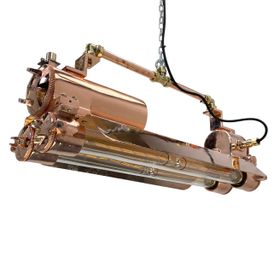 Retro Copper Flameproof Strip Light by Loomlight