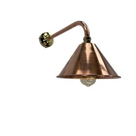 Industrial Style Copper Wall Lamp