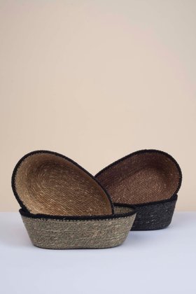 Oval Seagrass Basket - Various Colours