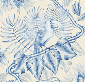 Marisol Wallpaper in Royal Blue