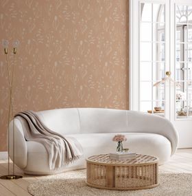 Ophelia Wallpaper in Blush