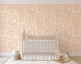 Cosette Wallpaper in Dogwood