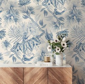 Marisol Wallpaper in Royal Blue