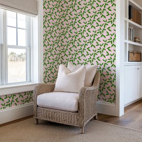 Lily Of The Valley Wallpaper Pink