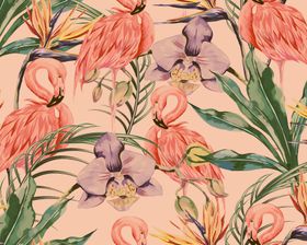 Paradise Flamingo - Coral