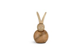 Khara Mango Wood Baby Rabbit Standing Decoration