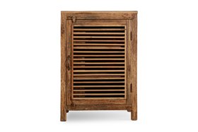 Ibo Reclaimed Wood Slatted Low Cabinet
