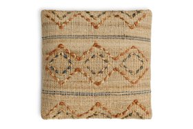 Nila Esha Cushion Cover in Rust & Indigo 50 X 50cm