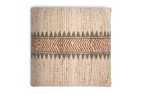 Zairya Jute & Cotton Cushion Cover