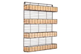 Montali Iron & Rattan Spice Rack