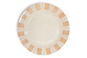Patthar Dinner Plate Cream & Clay