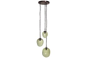 Sanvika Organic Cluster Pendant Green