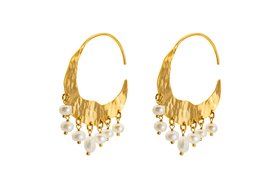 Parahu White Pearl Earrings