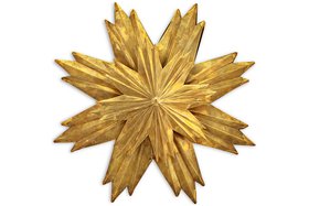 Amata Tree Topper in Antique Brass