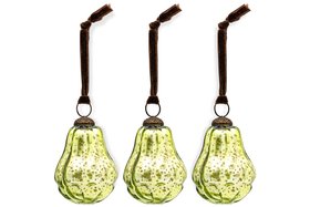 Jasaan Baubles in Green Smoke Set of 3