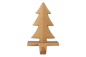 Kotta Stocking Tree Holder in Antique Brass