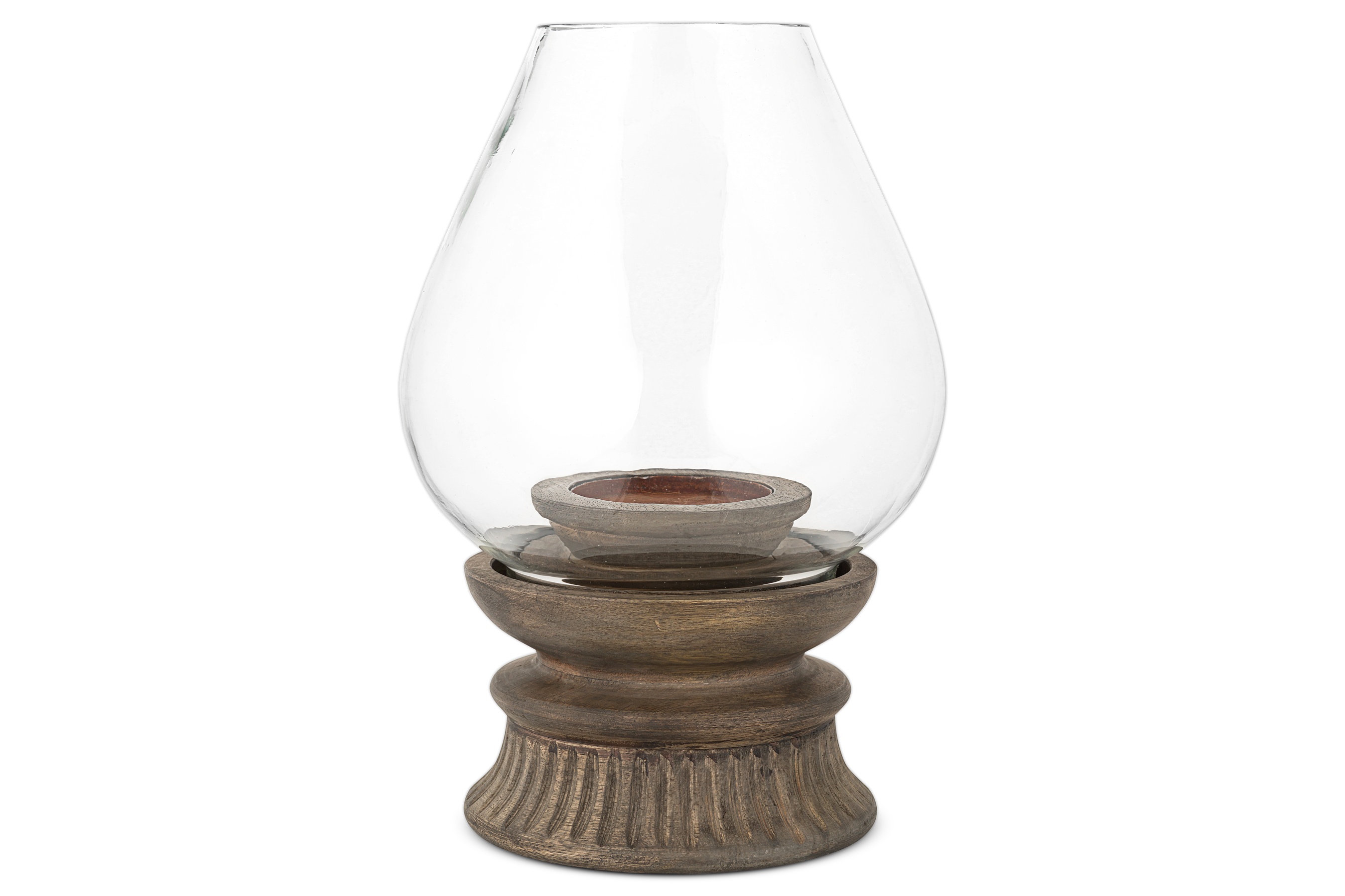 Kawani Mango Wood Lantern