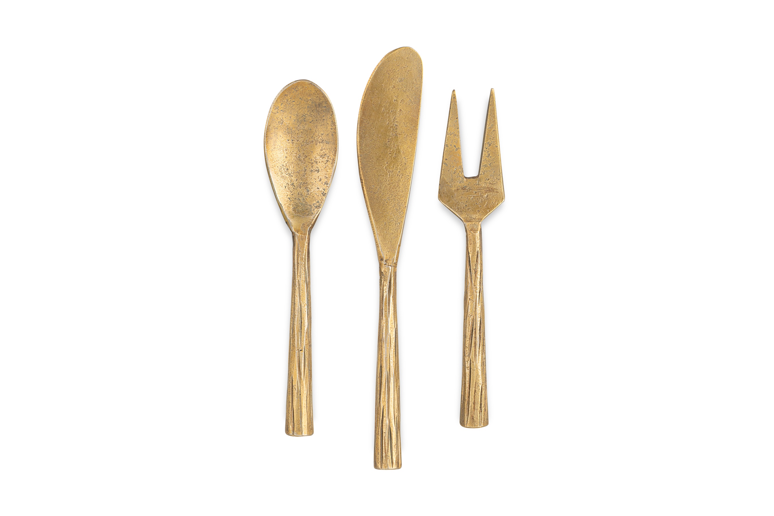 Roda Antique Brass Serving Set Set Of 3