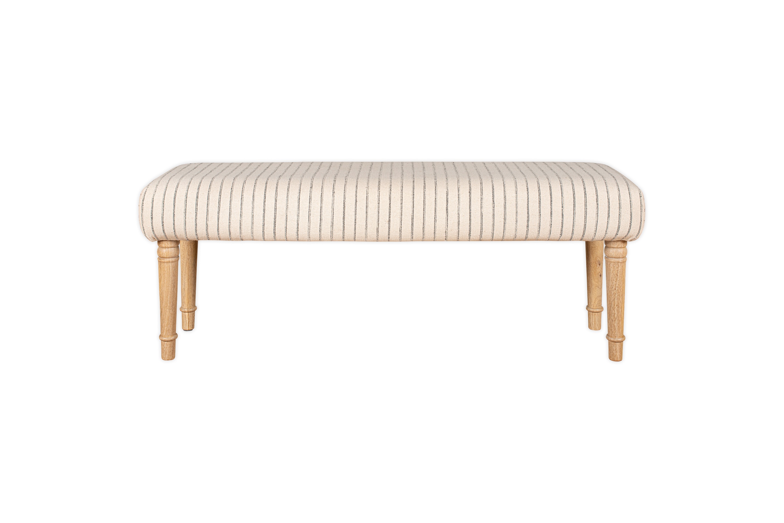 Sanja Stripe Upholstered Bench