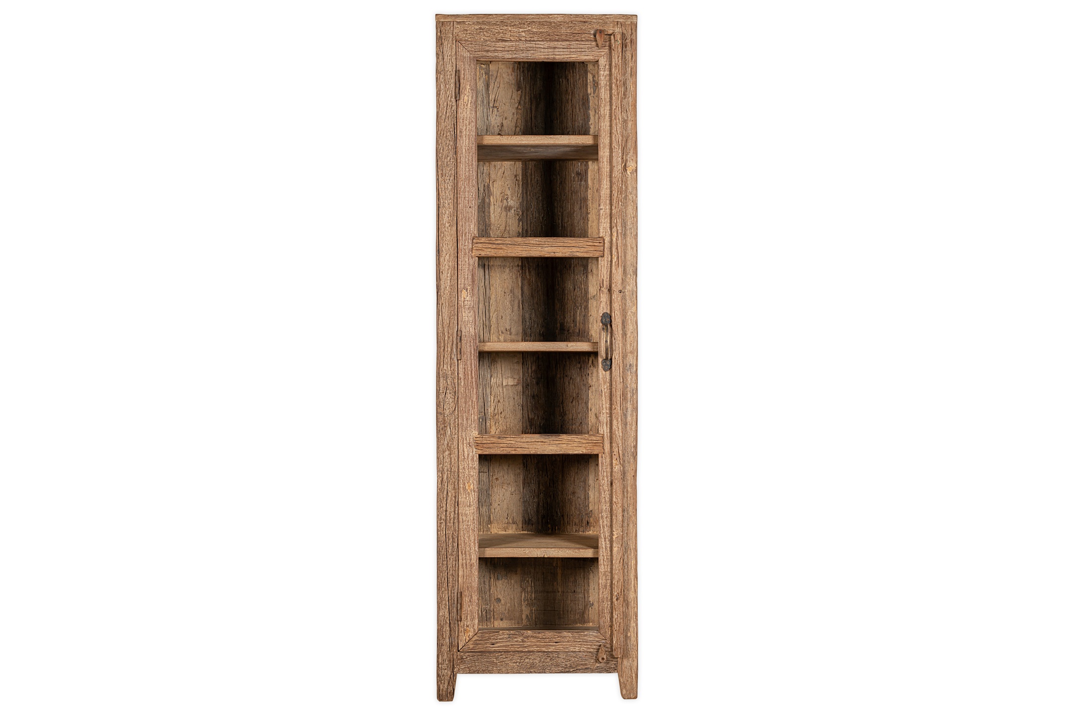 Ibo Reclaimed Wood & Glass Cabinet Tall