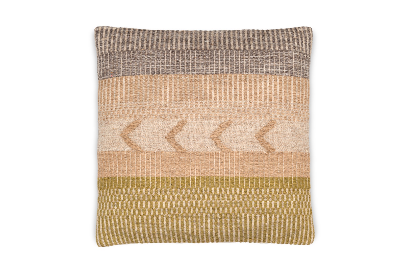 Tuleeka Wool Cushion Cover Ochre 50x50cm
