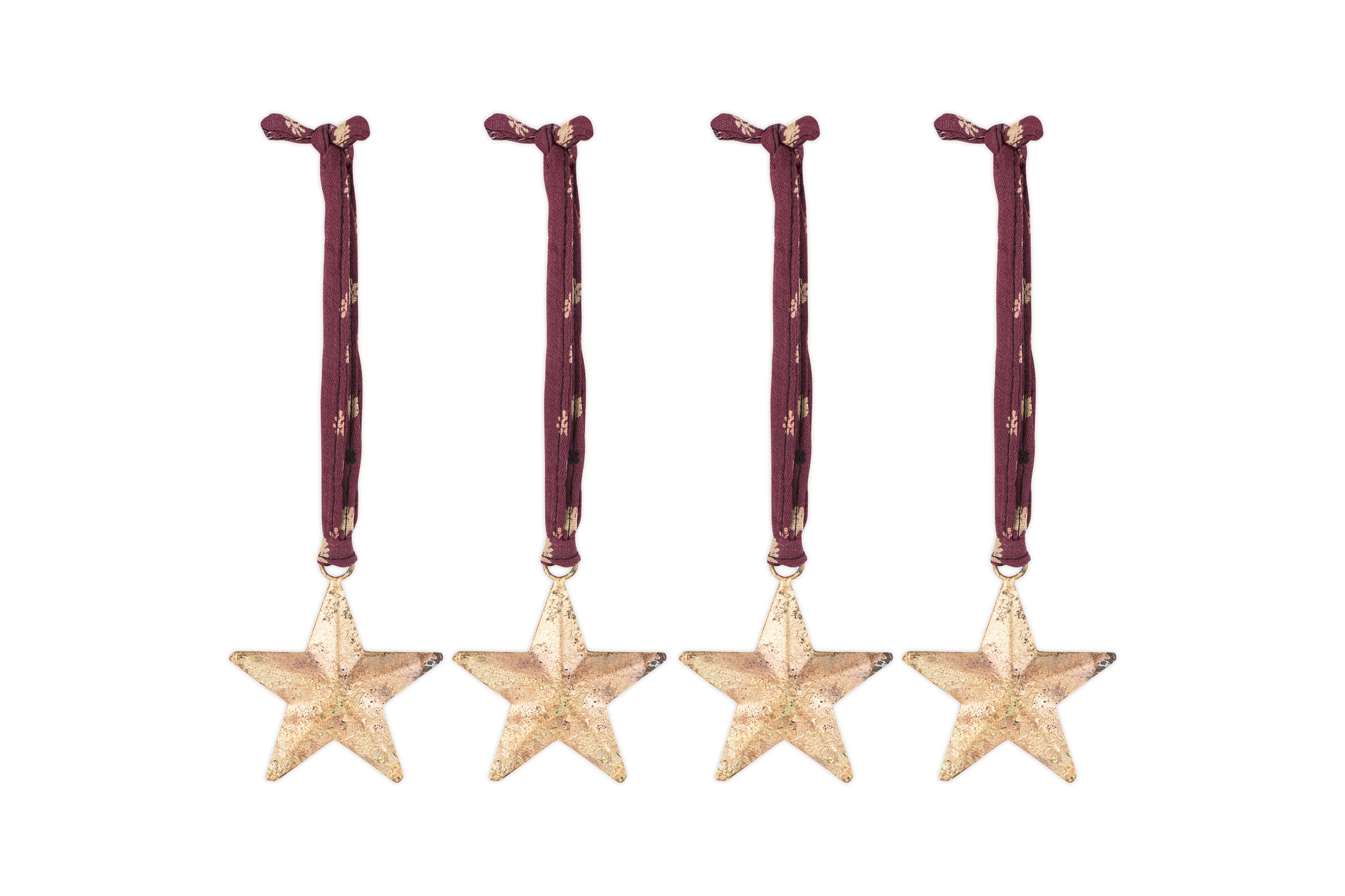 Roshani Star Baubles (set Of 4)