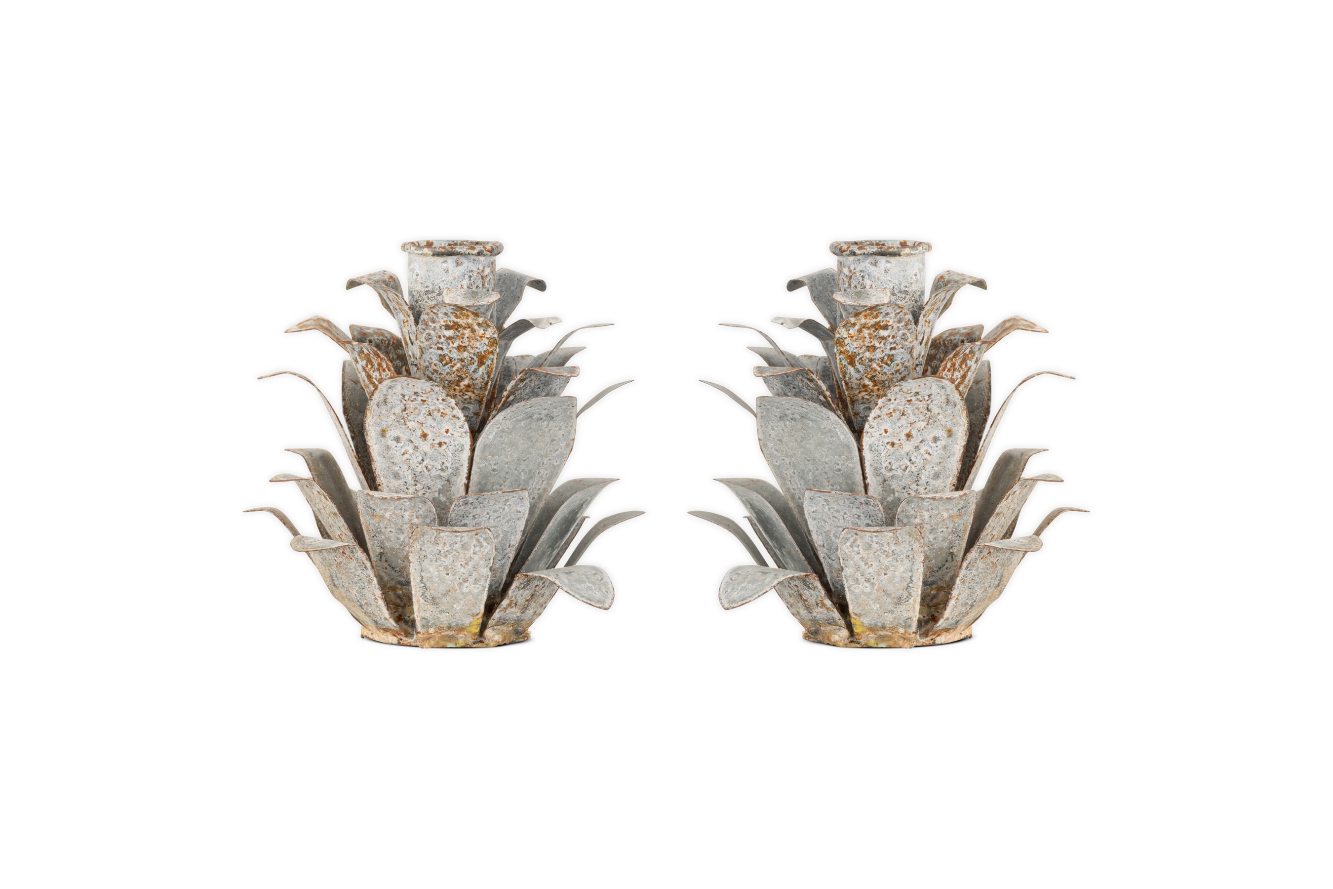 Elagalu Pine Cone Candle Holders Set Of 2