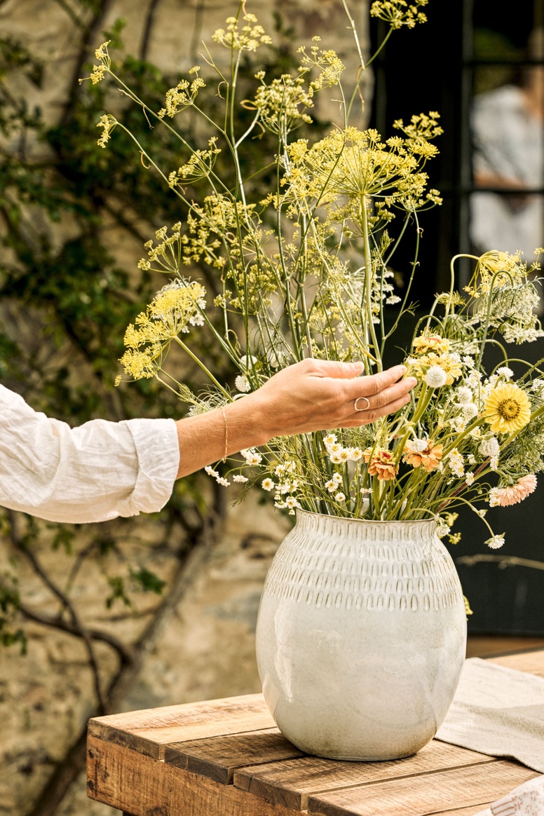 Anjuna Reactive Glaze Ceramic Vase