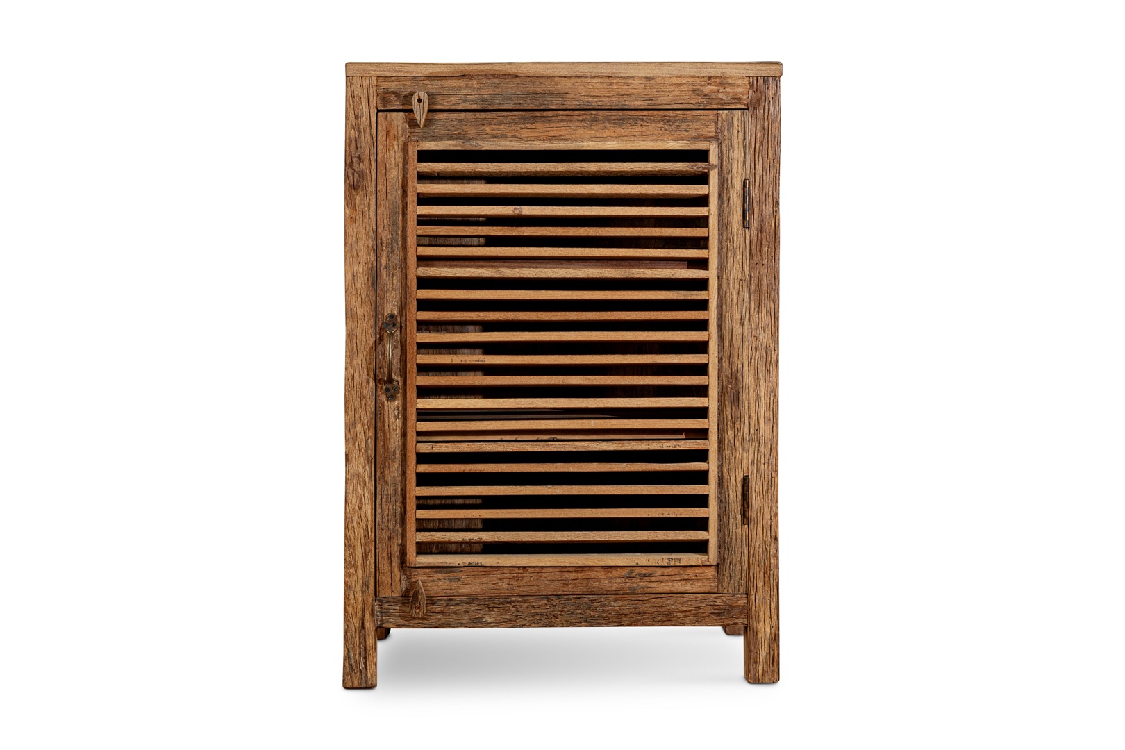 Ibo Reclaimed Wood Slatted Low Cabinet