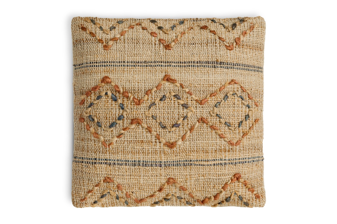 Nila Esha Cushion Cover in Rust & Indigo 50 X 50cm