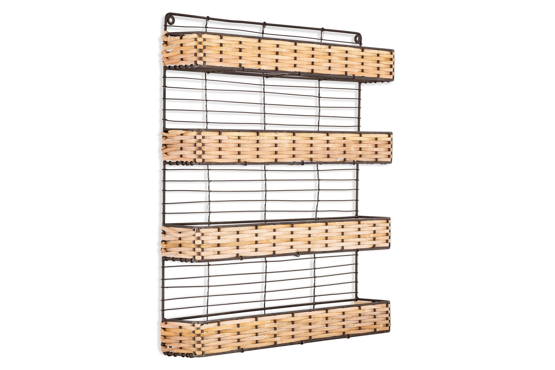 Montali Iron & Rattan Spice Rack