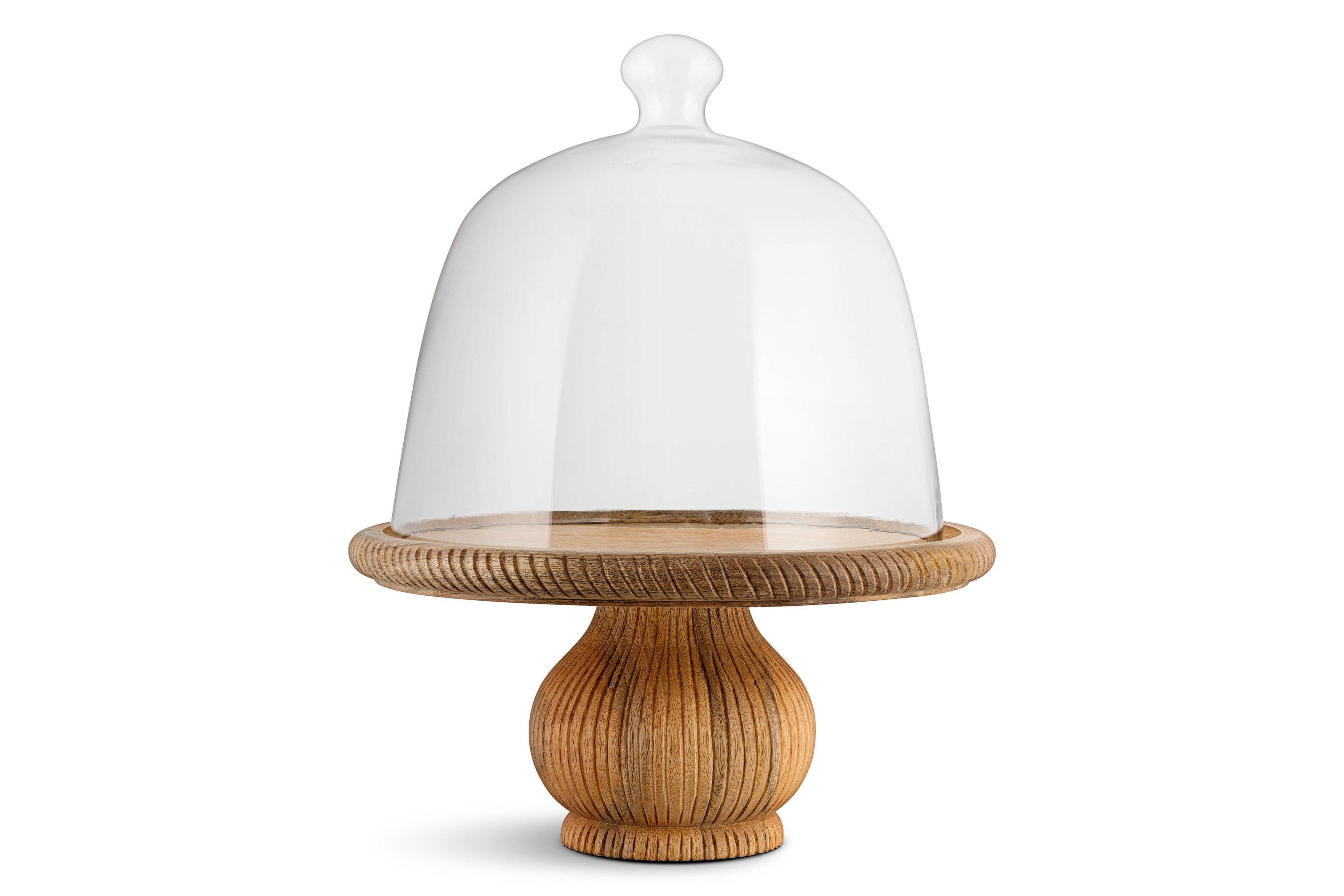 Vivan Glass Cake Stand & Dome