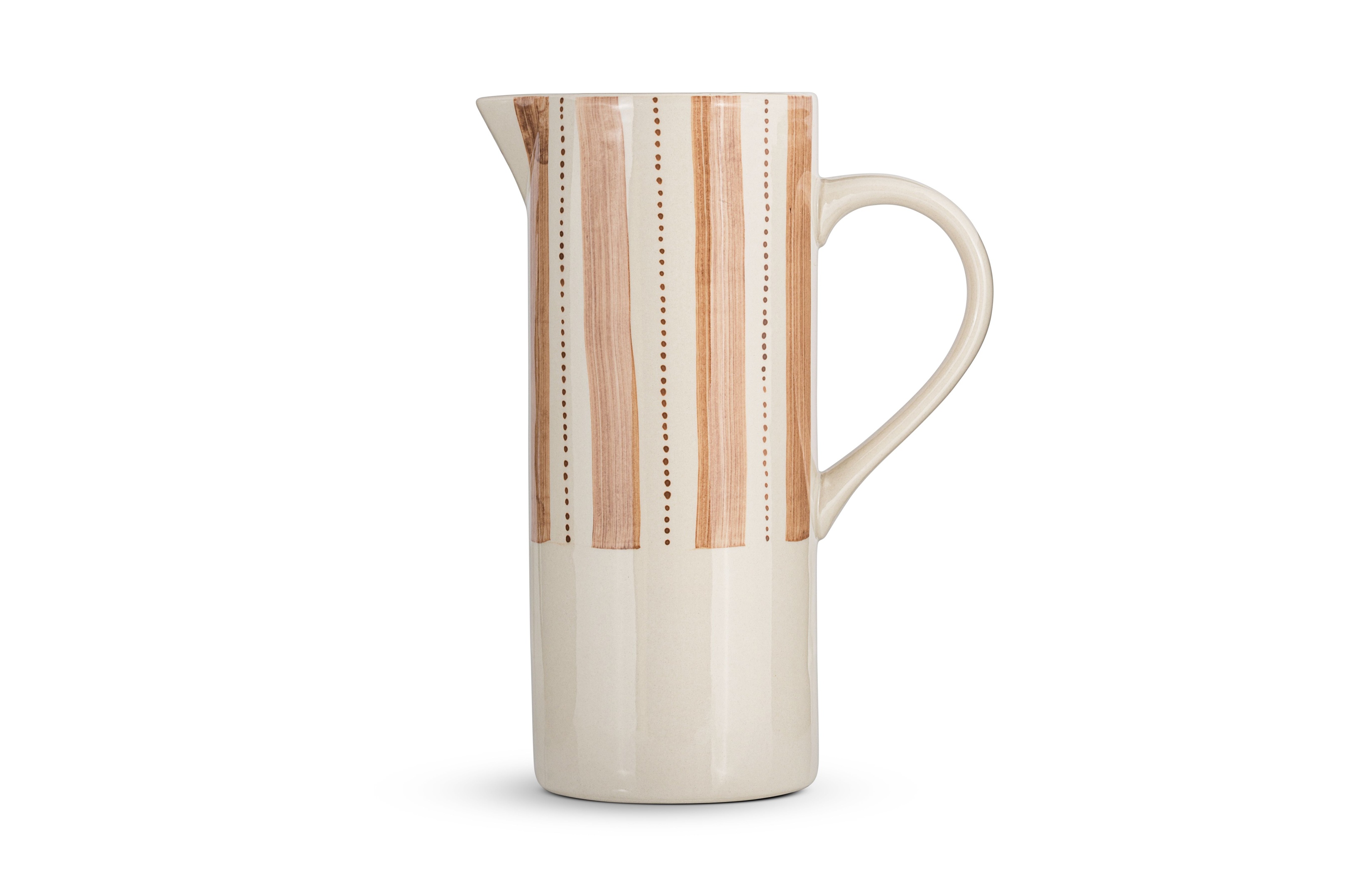 Patthar Jug Cream & Clay Large