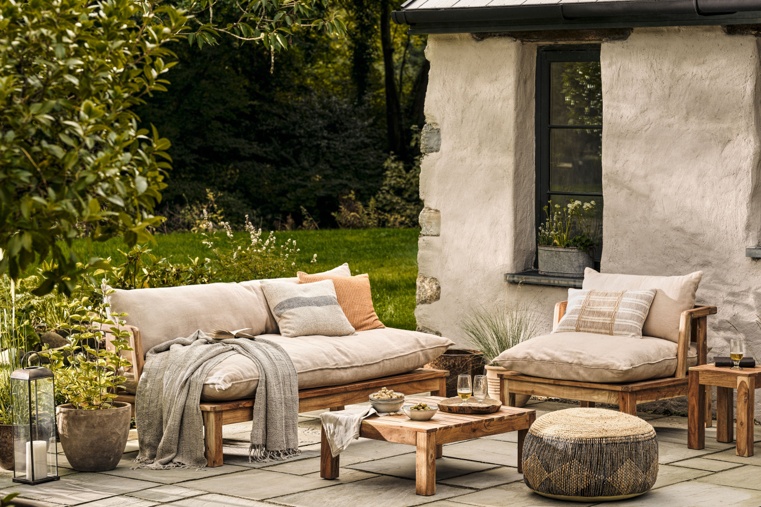 Nkuku SS26 Relaxed Outdoor Lounging