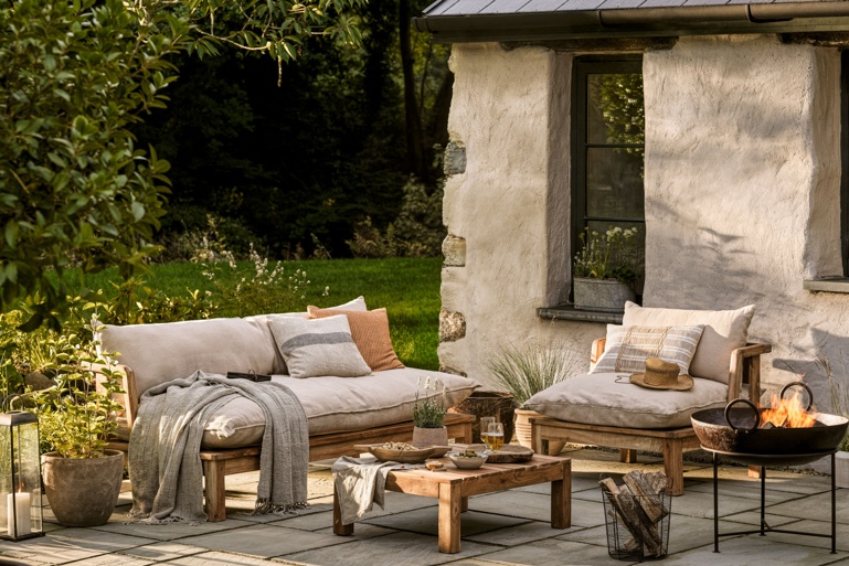 Nkuku SS26 Relaxed Outdoor Lounging
