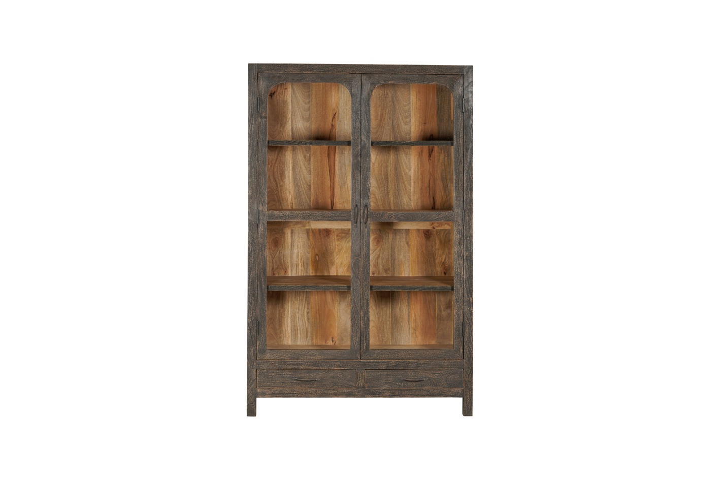 Valin Mango Wood & Glass Cabinet