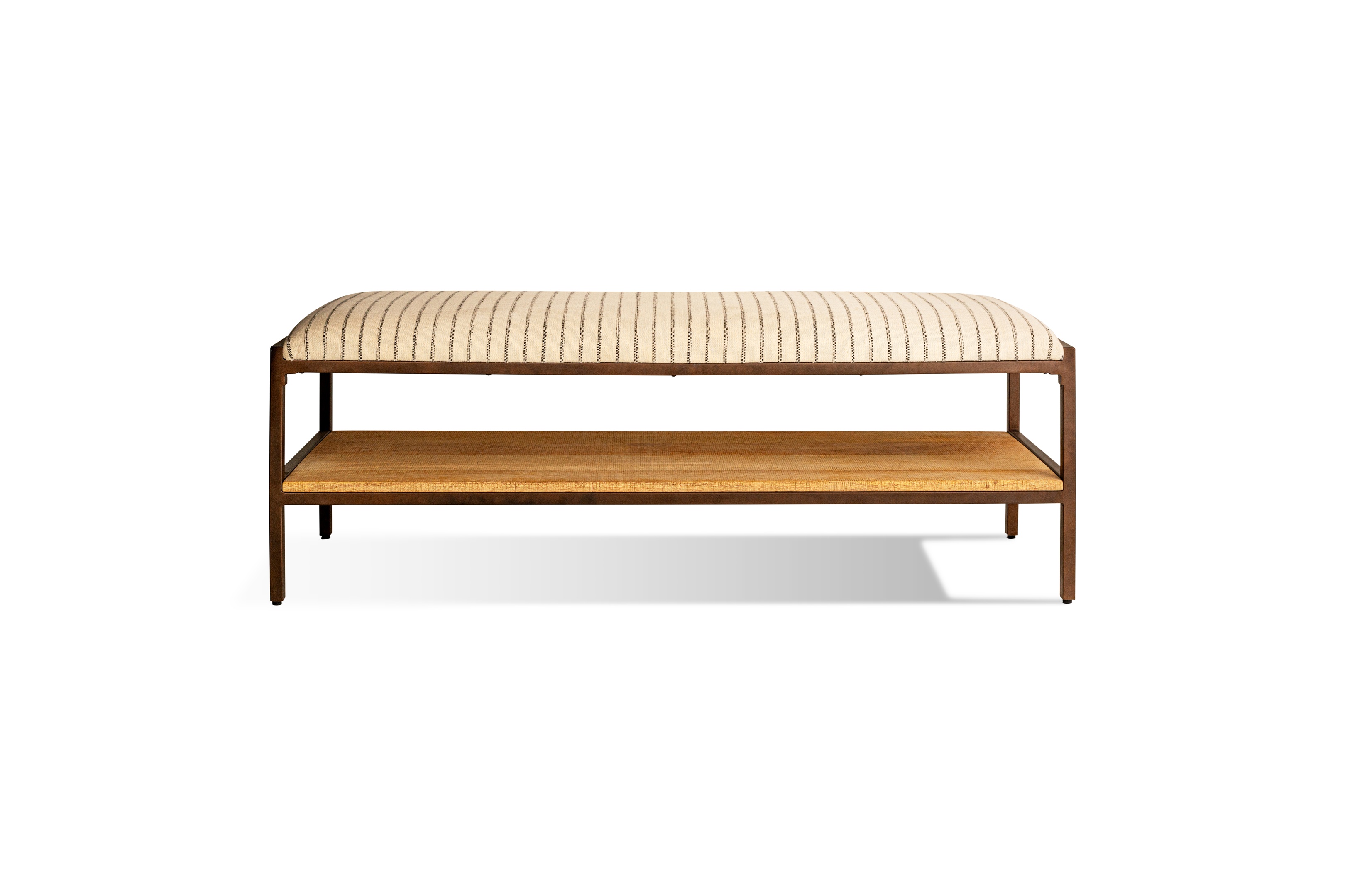 Sanja Cotton Upholstered Bench