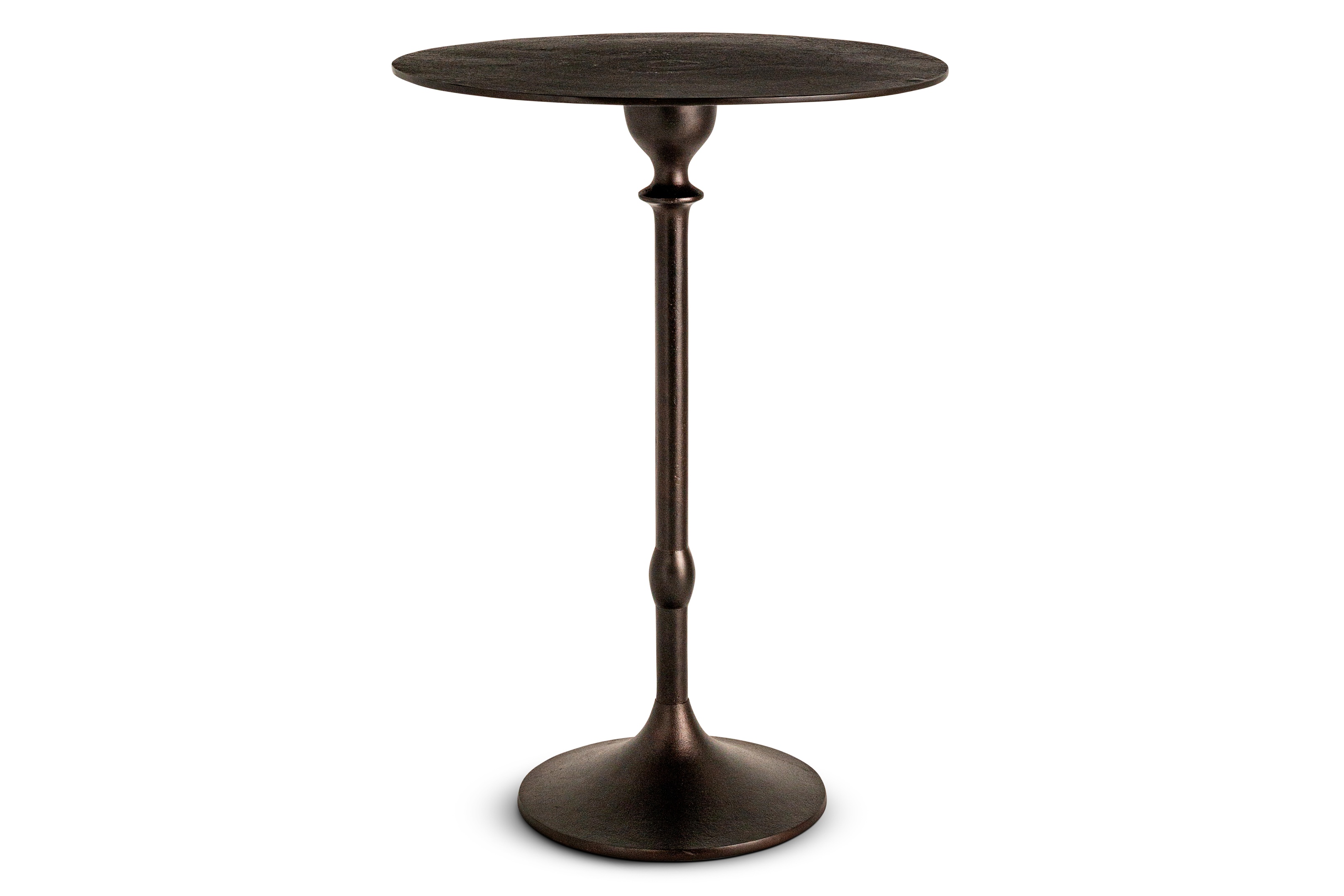 Lahar Cast Metal Tall Side Table