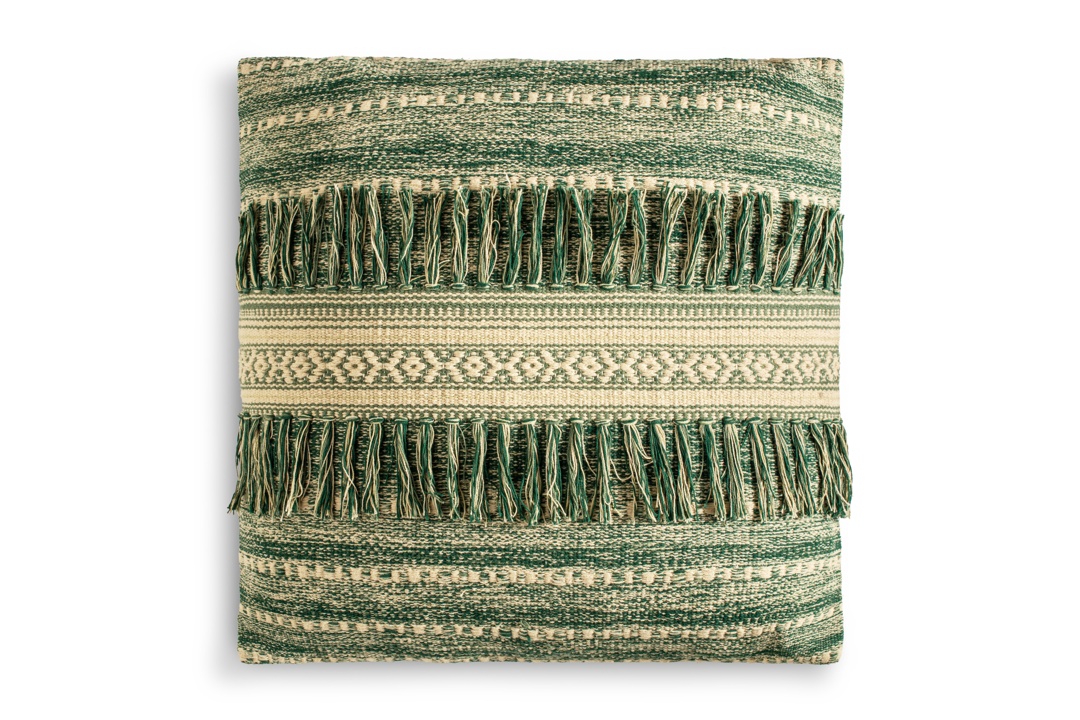 Padal Woven Cushion Cover Green