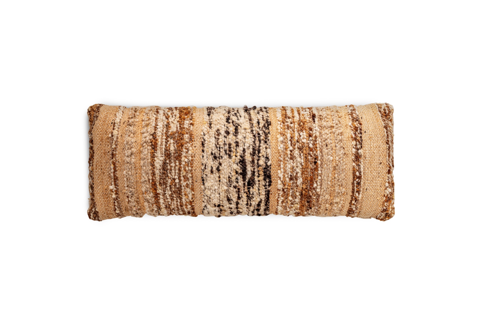 Maua Statement Boucle Lumbar Cushion Cover Mocha