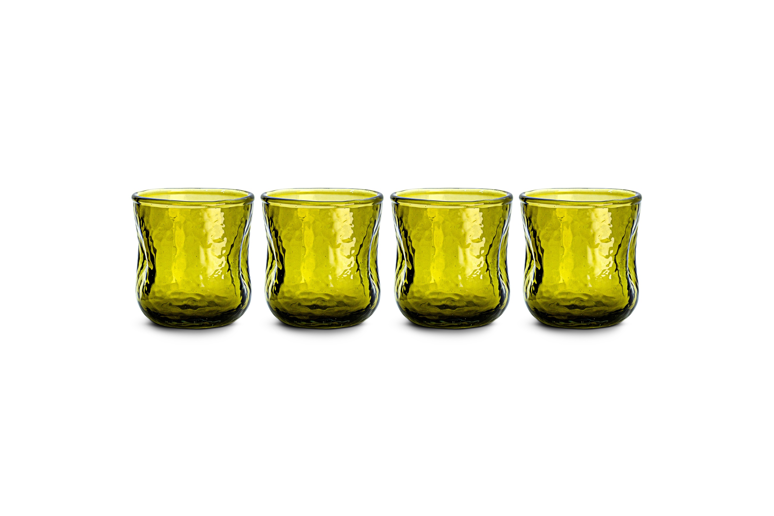 Chandani Tumbler Green Short Set of 4